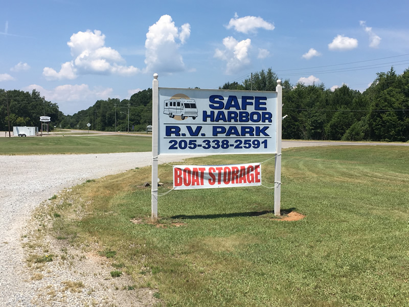 Safe Harbor RV Park Entrance
